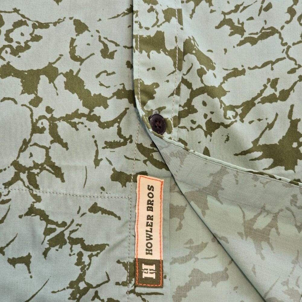 NWT Rare Howler Brothers Never Released Mansfield Shirt (Granite Green) - M - Picture 5 of 6